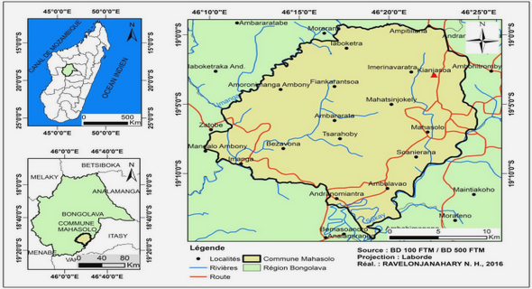Zonage agro-écologique pour Coffea arabica var. Typica en 2015 en Martinique