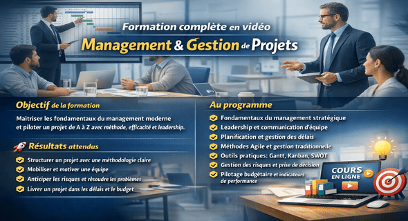 Formation complète Management et Gestion de Projets